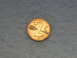2 centimes/Rappen 1968