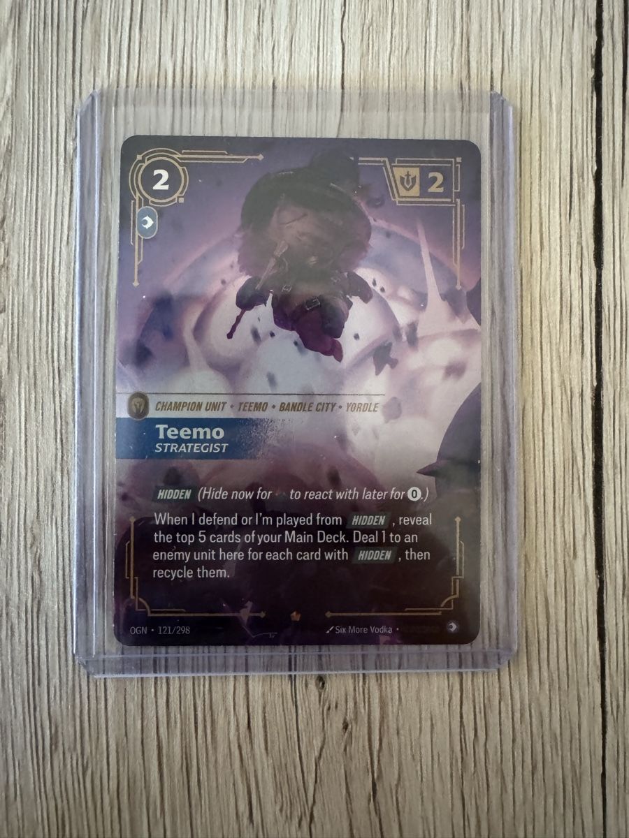 Carte collezionabili: Riftbound Origins - Teemo – Nuovo e nell'imballaggio originale da Lausanne venduto da KantoSuisse