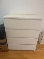 Ikea MALM Kommode mit 4 Schubladen, weiß, 80x100 cm