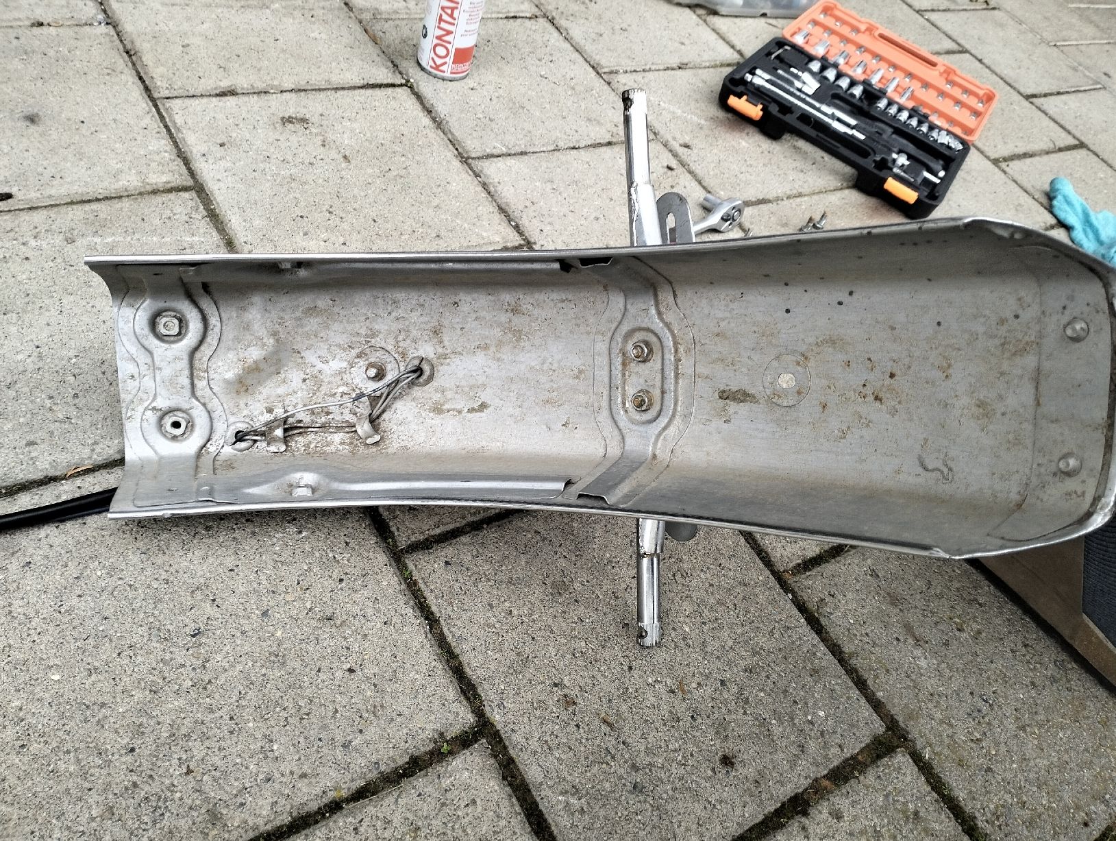 Yamaha Tutti i ricambio per moto: Schutzblech hinten Yamaha RD 125 1E7 – Usato da Ossingen venduto da Challenger74 5
