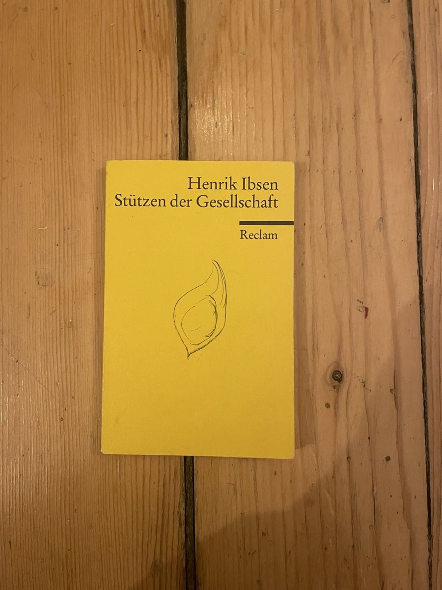 Libri: Stützen der Gesellschaft - Henrik Ibsen – Usato da Zürich venduto da glo_qjx8