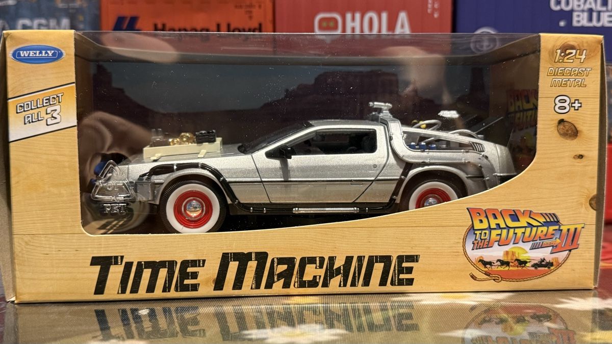 Delorean Modellini d'auto: DeLorean Time Machine Back to the Future III 1:24 – Nuovo e nell'imballaggio originale da Basel venduto da Zomeg 5