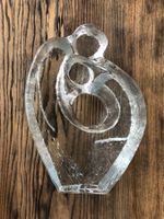 Glasskulptur Design Hermann Hoffmann Liebespaar 1970