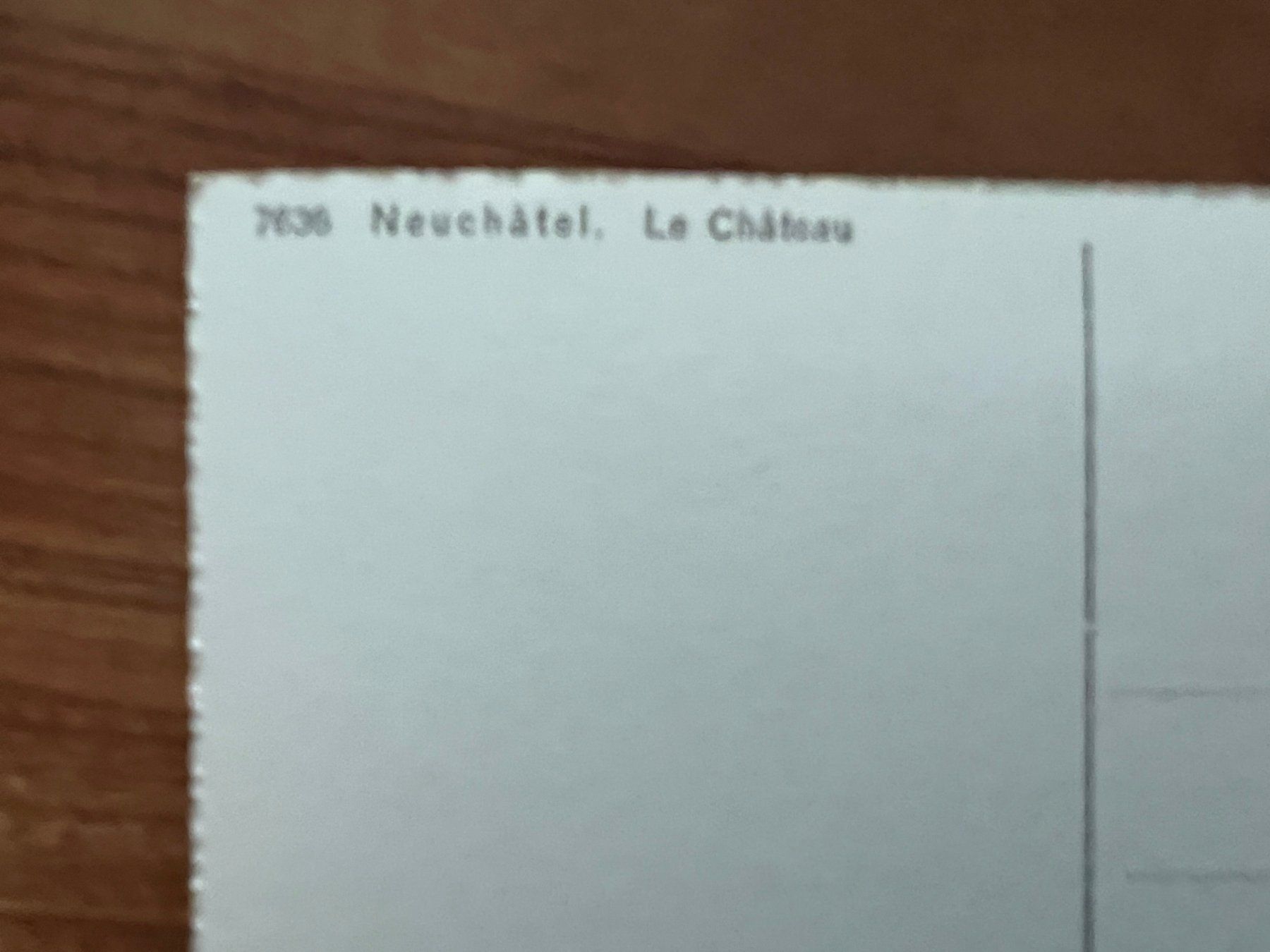 Cartoline postali: AK  ca. 1960  Neuchatel  (G2117) – Nuovo (secondo la descrizione) da Hinwil venduto da Sidi4 1