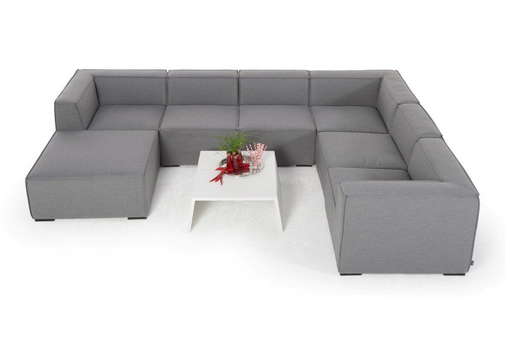 Divani: Outdoor Lounge Sunbrella in Grau – Nuovo e nell'imballaggio originale da Bern venduto da rattan-lounge 1