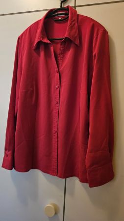Camicia rossa Erfo tg.48 poliestere