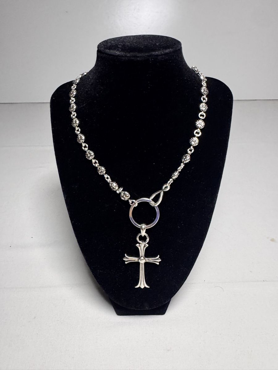 Chrome Hearts Catenine: Chrome Hearts Cross Pendant Necklace  – Nuovo e nell'imballaggio originale da Caviano venduto da reselleo21
