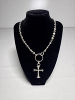 Chrome Hearts Cross Pendant Necklace 