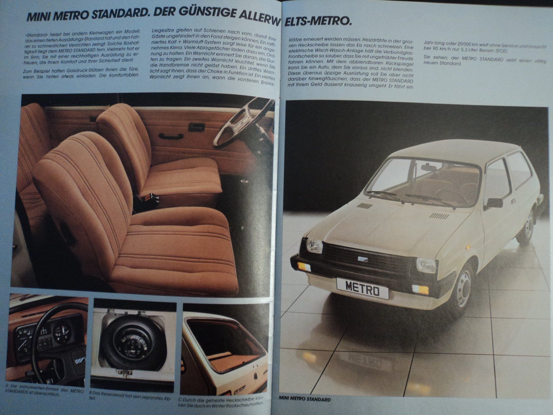 Mini Documenti: Prospekt Mini Metro 1981 – Usato da Schwarzenburg venduto da modelCARama 3
