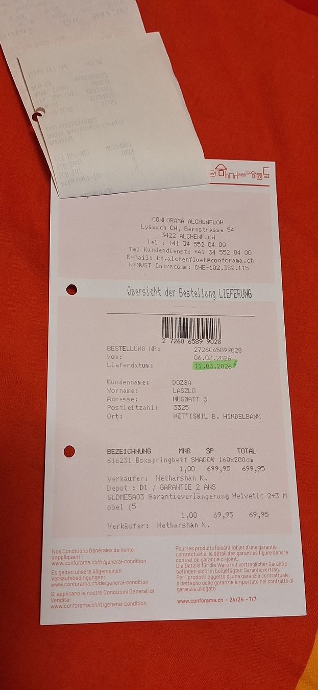 Conforama Betten: Boxspringbett 160 x 200 – Neu (gemäss Beschreibung) aus Hettiswil von Lado0 6