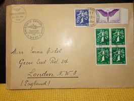22.V.39., SWISSAIR EUROPAFLUG WEST, AB ZÜRICH NACH LONDON