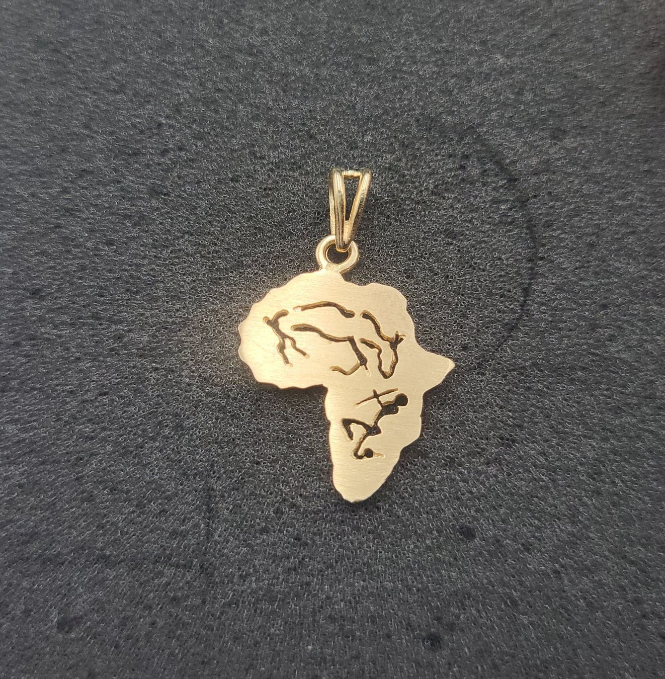 Ciondoli: Gold 585 Africa Anhänger – Usato da Wald ZH venduto da Dasilver 7