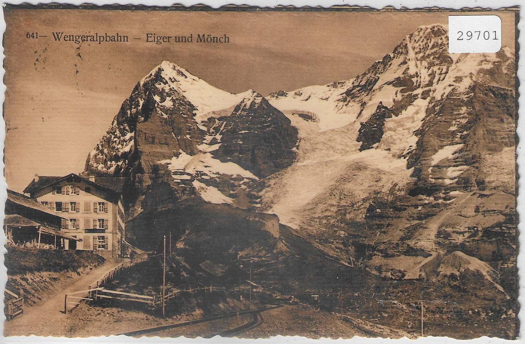 Ansichtskarten: Wengeralpbahn - Eiger und Mönch – Gebraucht aus Ettingen von Kartenplanet