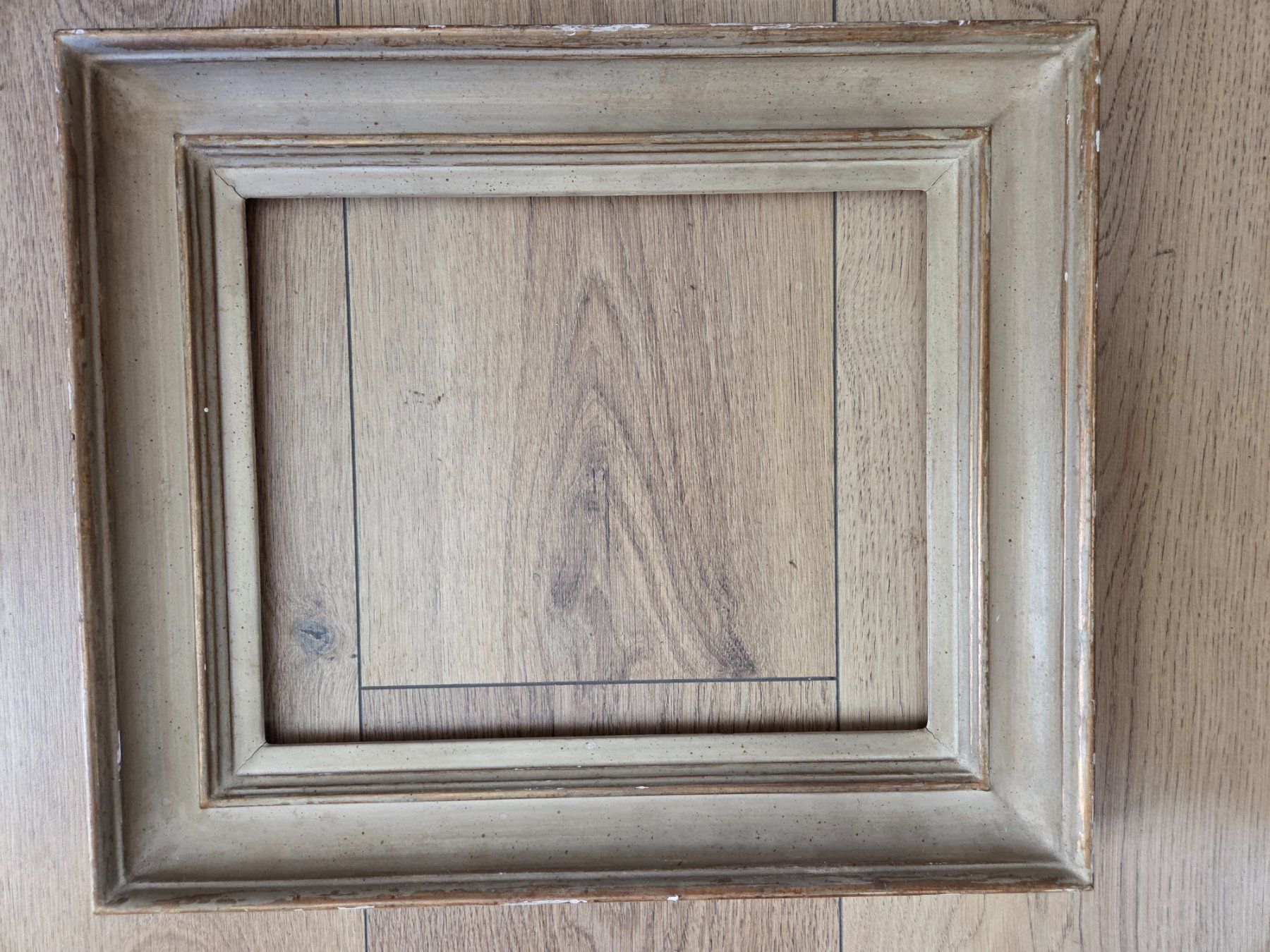 Gemälde: cadre gris et doré 28x23 cm – Gebraucht aus Lausanne von leneko
