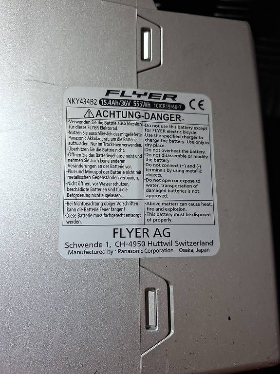 Batterie: Panasonic 36V Akku Flyer – Usato da Winterthur venduto da DtR77 4