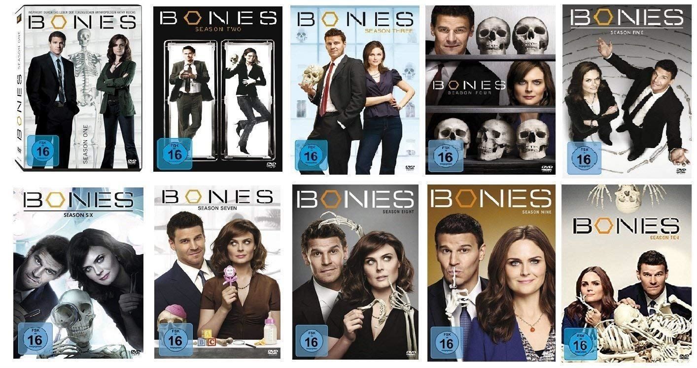 Tutti i DVDs: Bones kpl Staffeln 1 bis 12 – Nuovo e nell'imballaggio originale da Eschen venduto da 33shaggy33