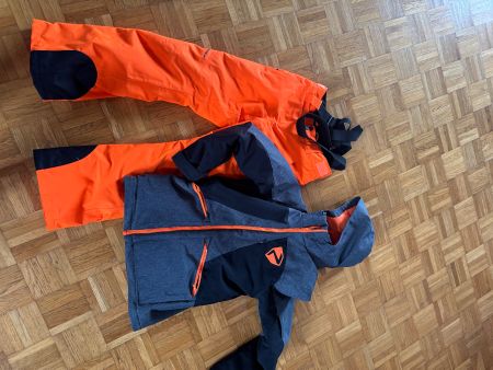 Kind ski-Jost Gilet+Hose, Grösse 152, top Zustand!