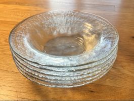 6er Set Hergiswiler Glasteller tief