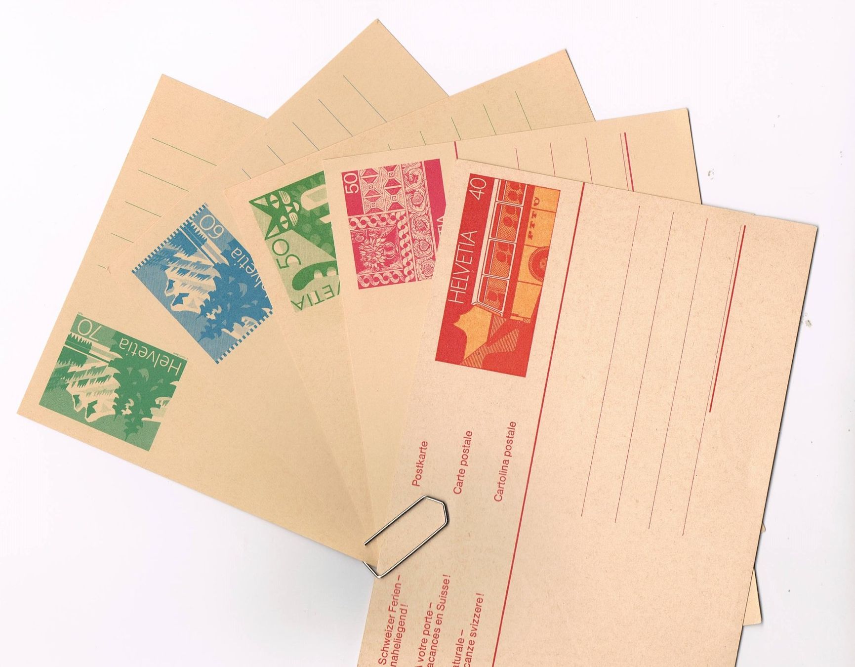 Cartoline postali: 5 versch.Postkarten, ungelaufen – Usato da Buchs AG venduto da Baerfisch