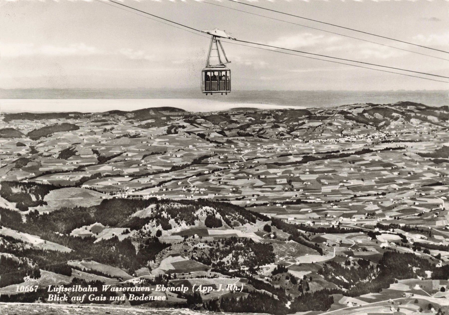 Cartoline postali: Luftseibahn Wasserauen ebenalp Bodensee G – Usato da Biasca venduto da Blenio71