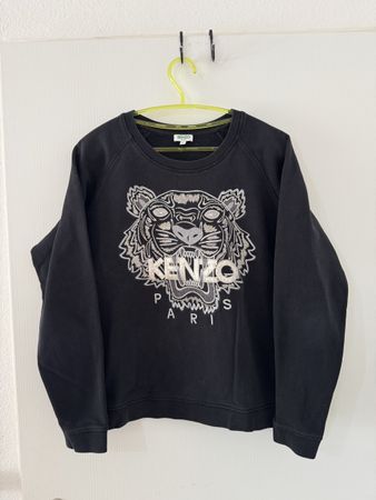 Kenzo Paris Sweatshirt schwarz Grösse L Damen Oryginal