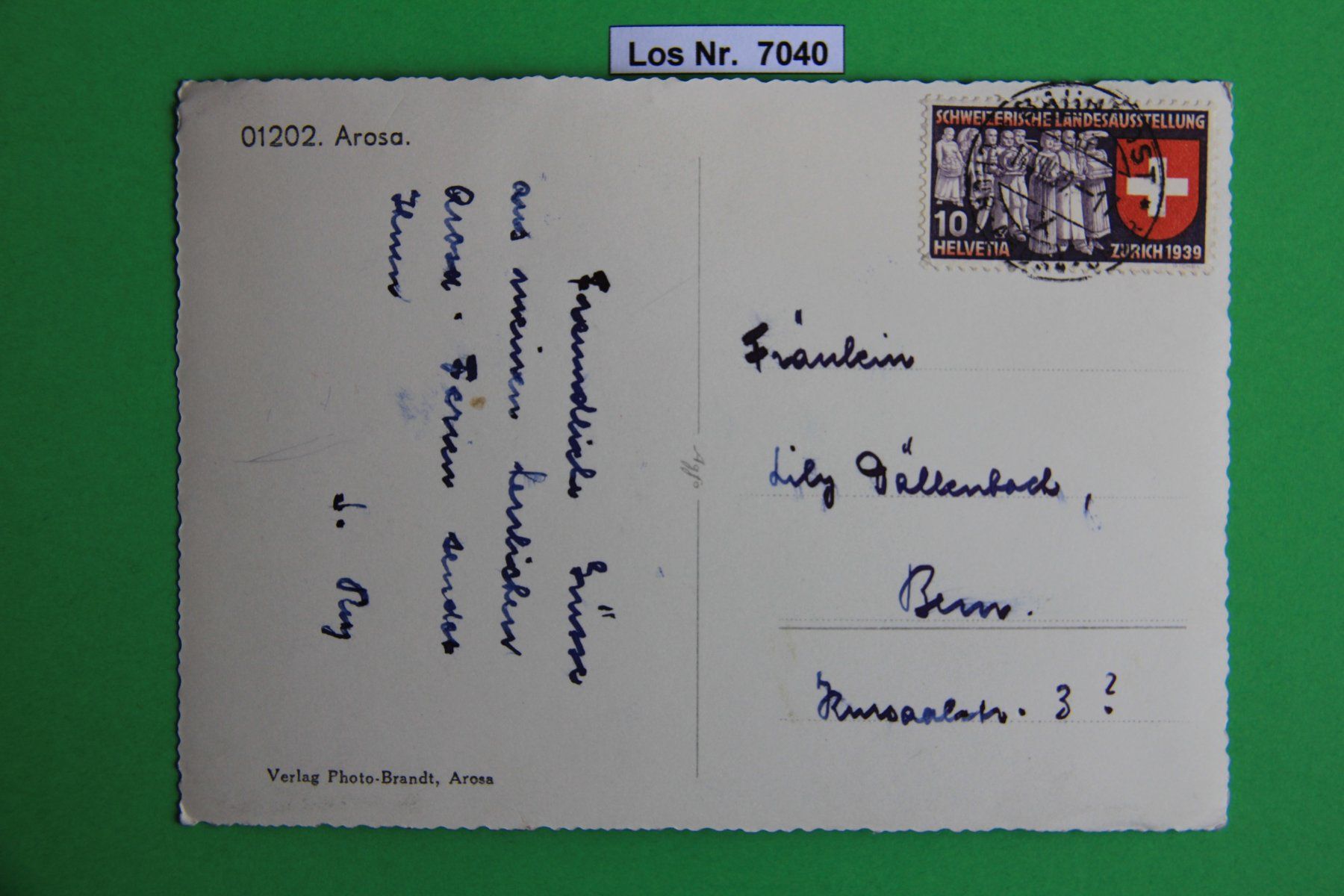 Cartoline postali: CH Ansichtskarte Arosa 30iger Jahre                 Los 7040 – Usato da Volken venduto da jukon65 1