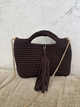 Handgemachte Häkeltasche