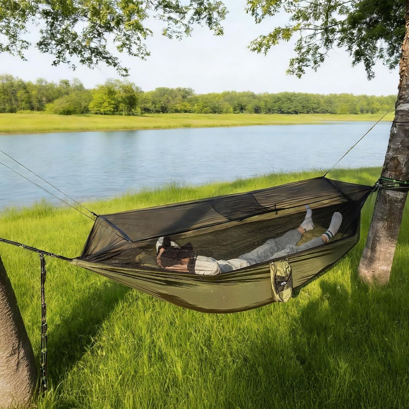 Amache: Outdoor Hängematte mit Moskitonetz leicht – Nuovo e nell'imballaggio originale da Suhr venduto da SchnapperCH 7