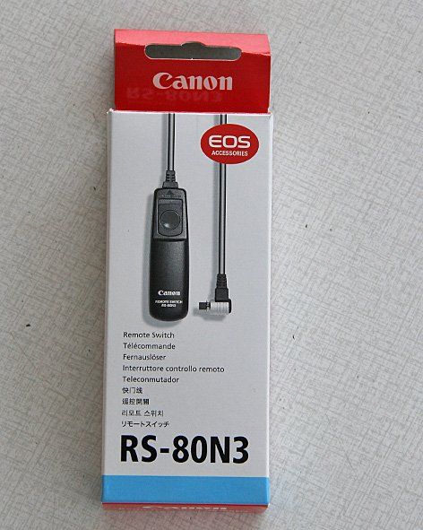 Fernauslöser als Ersatz für Canon RS-80N3 für Canon Kamera - 2-Stufen-Auslöser | 800102029