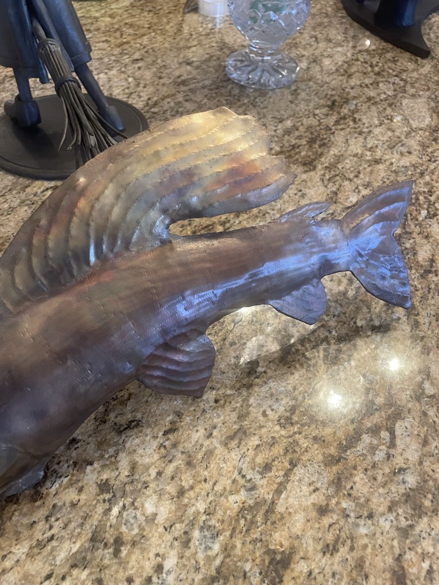 Sculture & Statue: Sculpture Poisson Cuivre – Usato da Vallamand venduto da Bricbracbroc82 3