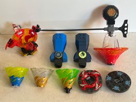Lego ninjago - toupies et lanceurs diverses