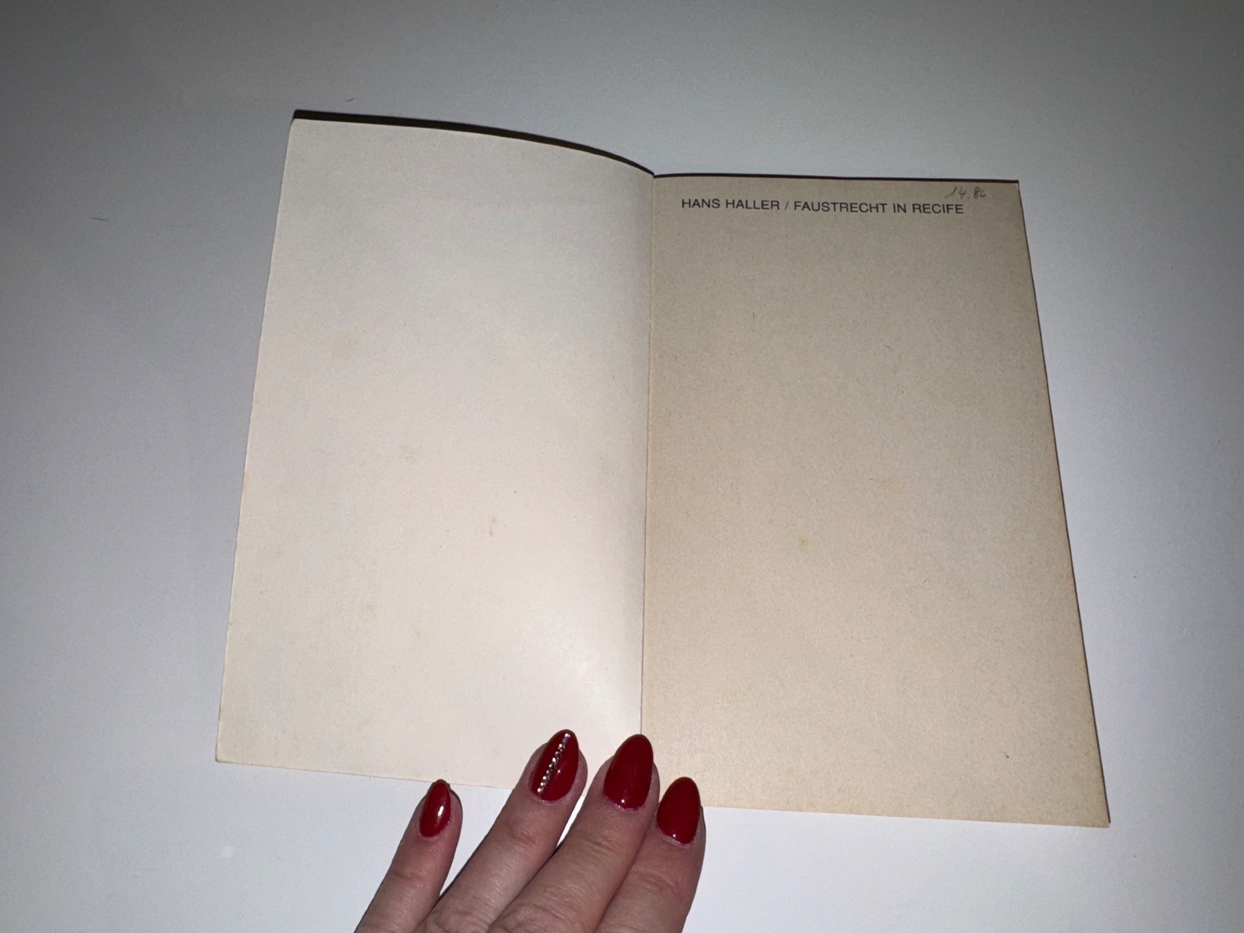Libri: ROMAN: Hans Haller, Faustrecht in Recife – Usato da Grosswangen venduto da Second_hand_paradise 2