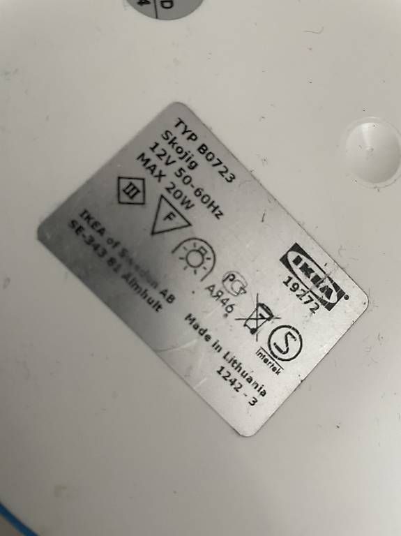 Ikea Lampade: 90er Ikea skojig pilzlampe blau – Usato da Dübendorf venduto da rocki07 4