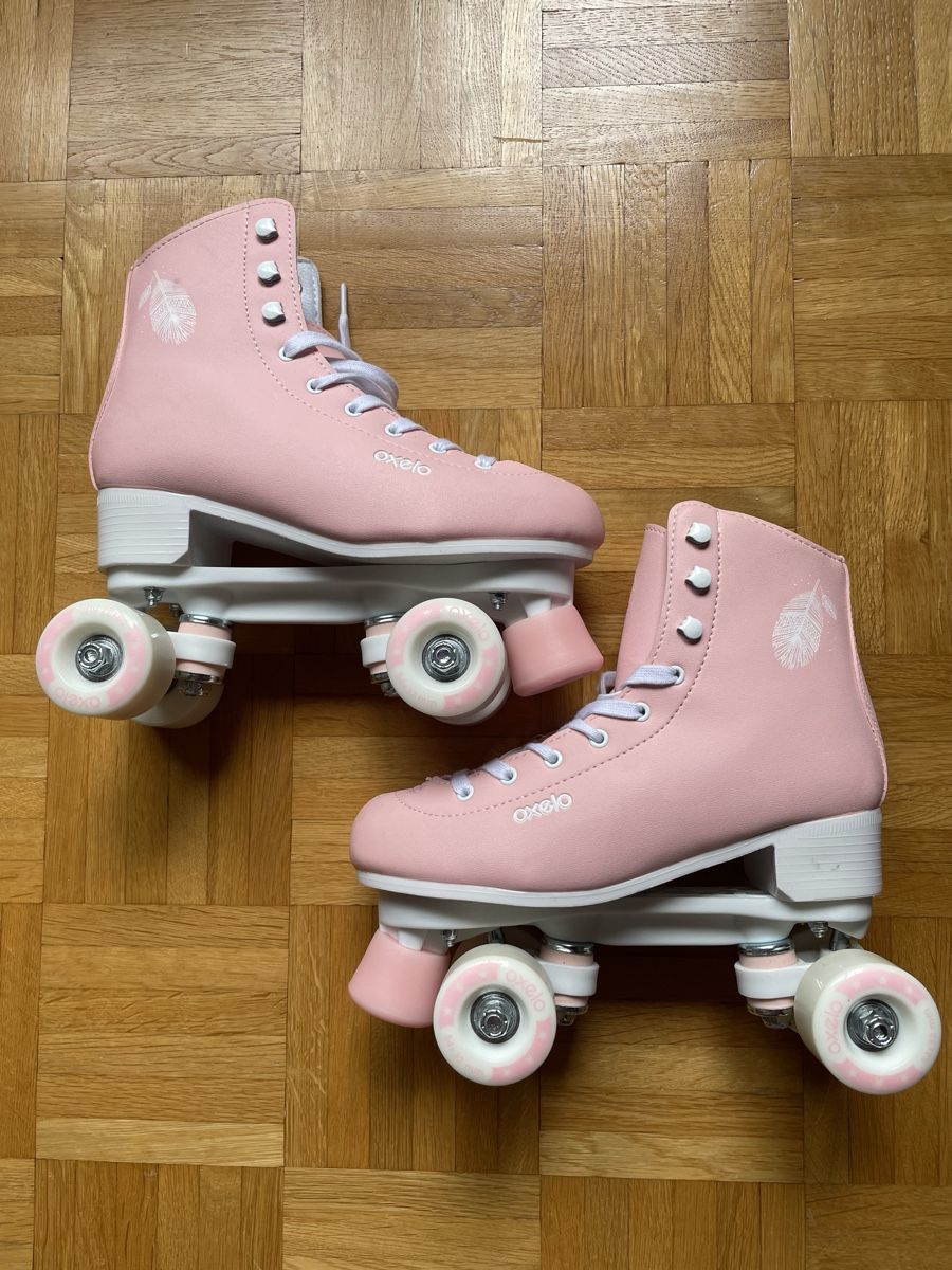 Pattini in linea & Pattini a rotelle: Rollschuhe rosa Grösse 39 – Usato da Reinach BL venduto da Fabienne82 1