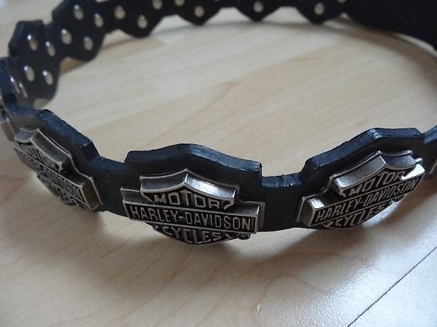 Harley-Davidson Gürtel: Original Harley-Davidson Leather Belt mit Bar & Shield – Neu (gemäss Beschreibung) aus Solothurn von Deinze 2