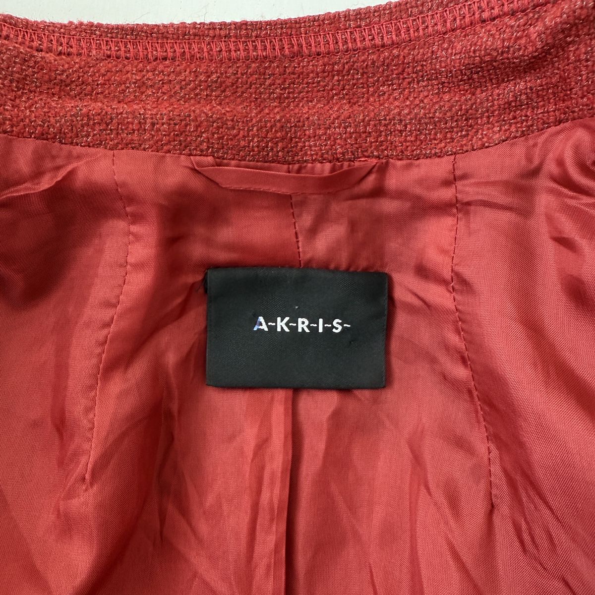 Akris Giacche: AKRIS Red Wool Jacket – Nuovo (secondo la descrizione) da Emmen venduto da Avviivva_Com2023 8