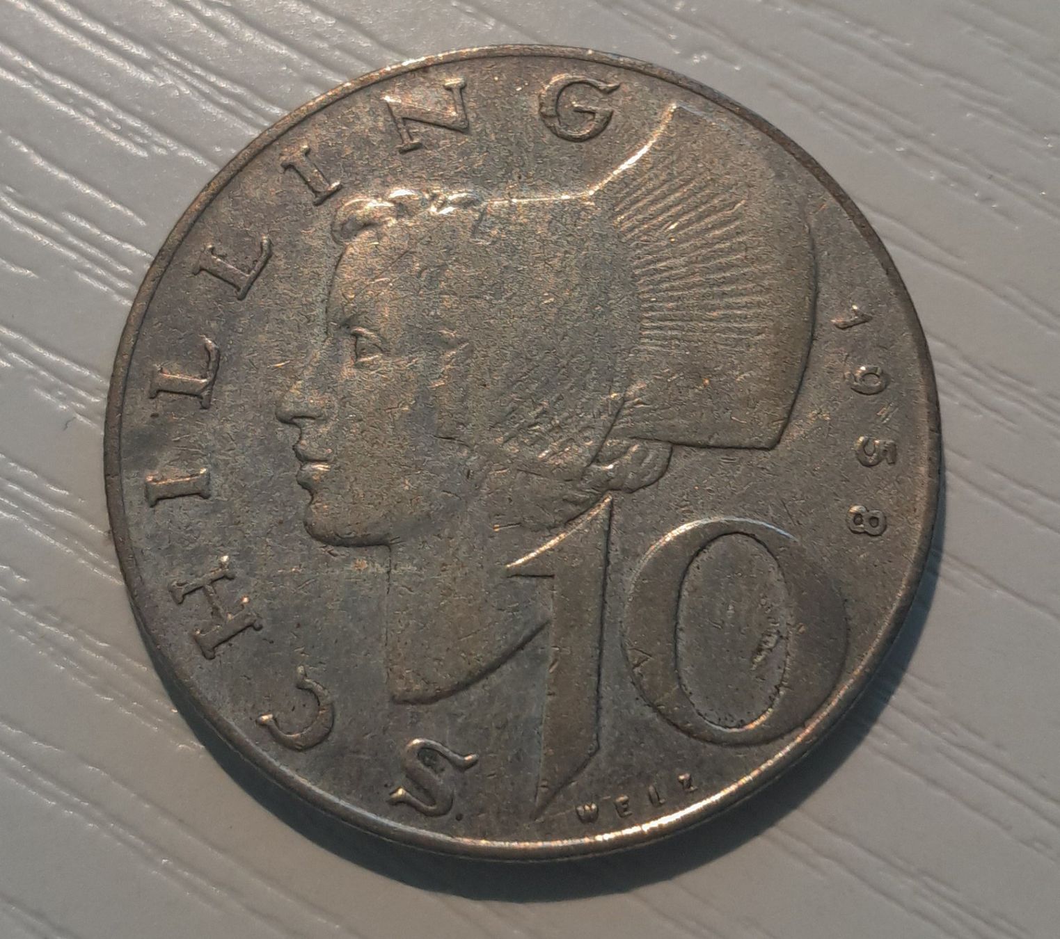 Tutti le monete: SILBER / 10 Schilling / Österreich / 1958 – Usato da Liestal venduto da ReGaRicardo