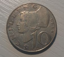 SILBER / 10 Schilling / Österreich / 1958