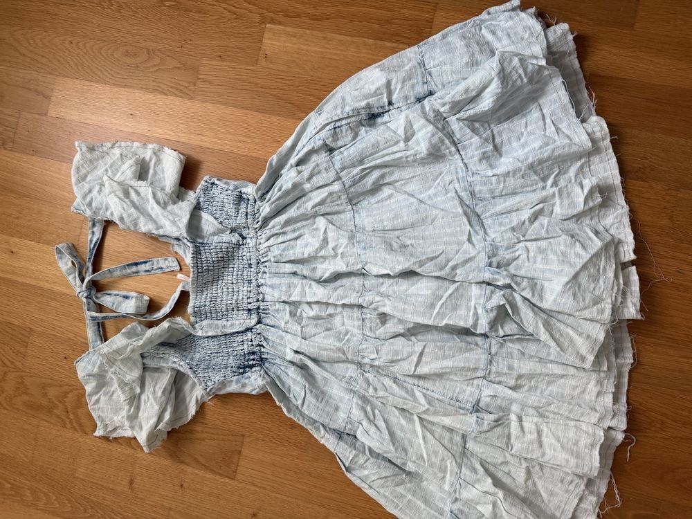 Robes: Free People Kleid, hellblau, Gr. S – Neuf (Voir description) à Basel par lilavintage 1