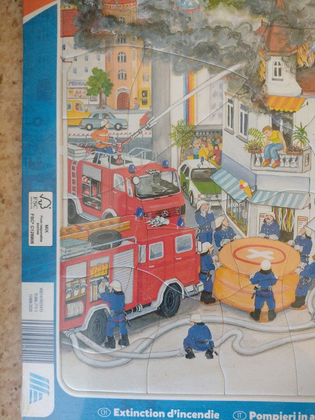 Puzzle: Kids Firetruck Puzzle - Fun & Educational – Nuovo e nell'imballaggio originale da Zürich venduto da cat_9cvz 1