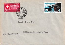 Soldatenmarken Nr. 499/1 Mit. Kp. IV/103 avec oblitération