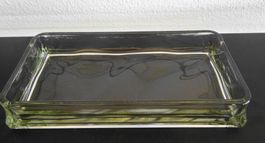 Elegante Glasplatte / Schale Kuchenplatte Cake W-Germany