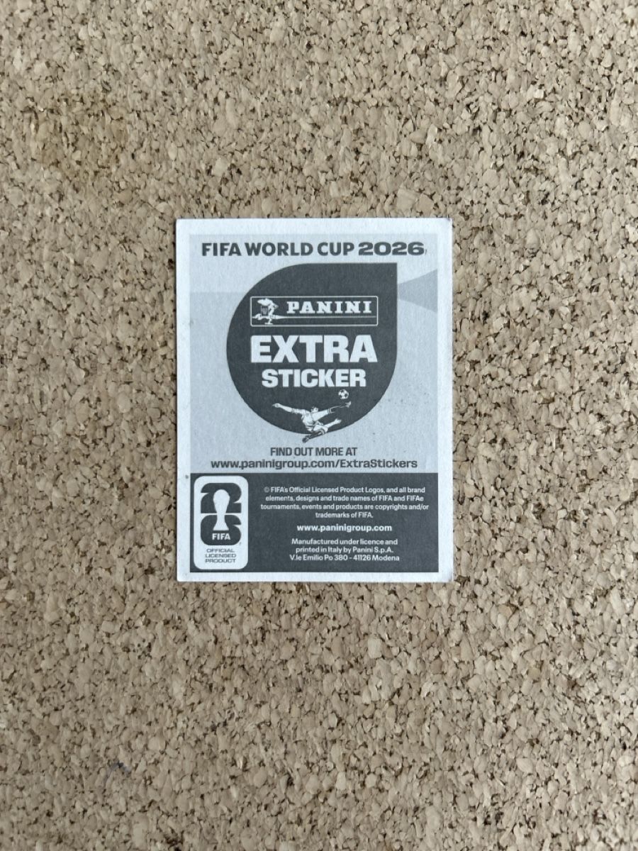 Panini Carte collezionabili: Panini 2026 Extra Sticker Caicedo – Usato da Stäfa venduto da mcfish78 3