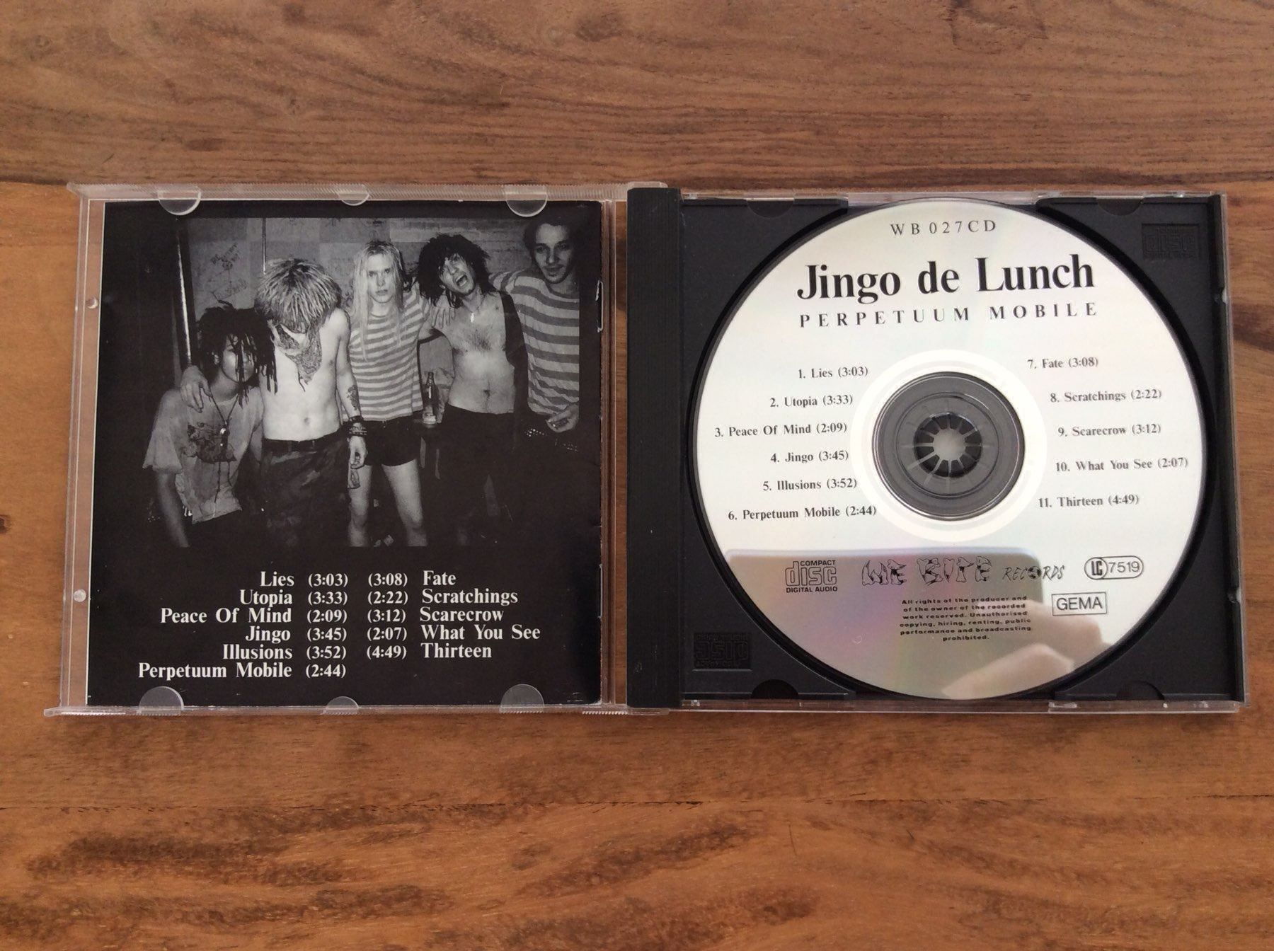CD: CD Jingo De Lunch – Perpetuum Mobile – Usato da Horgen venduto da flyingpenguin2000 1