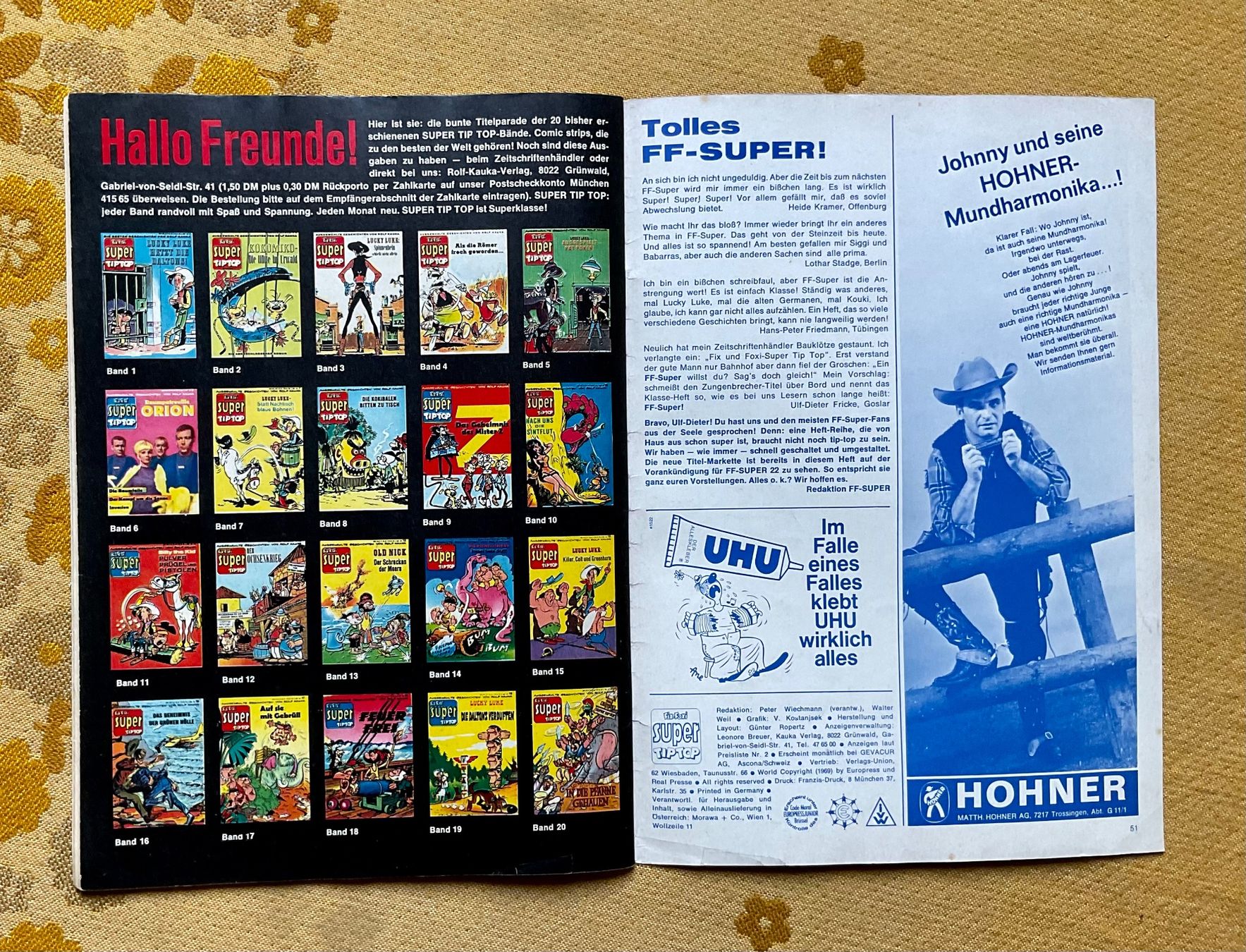 Fumetti: Fix und Foxi super Tip Top Heft Nr 21 von 1969 – Usato da Endingen venduto da nathan05 8