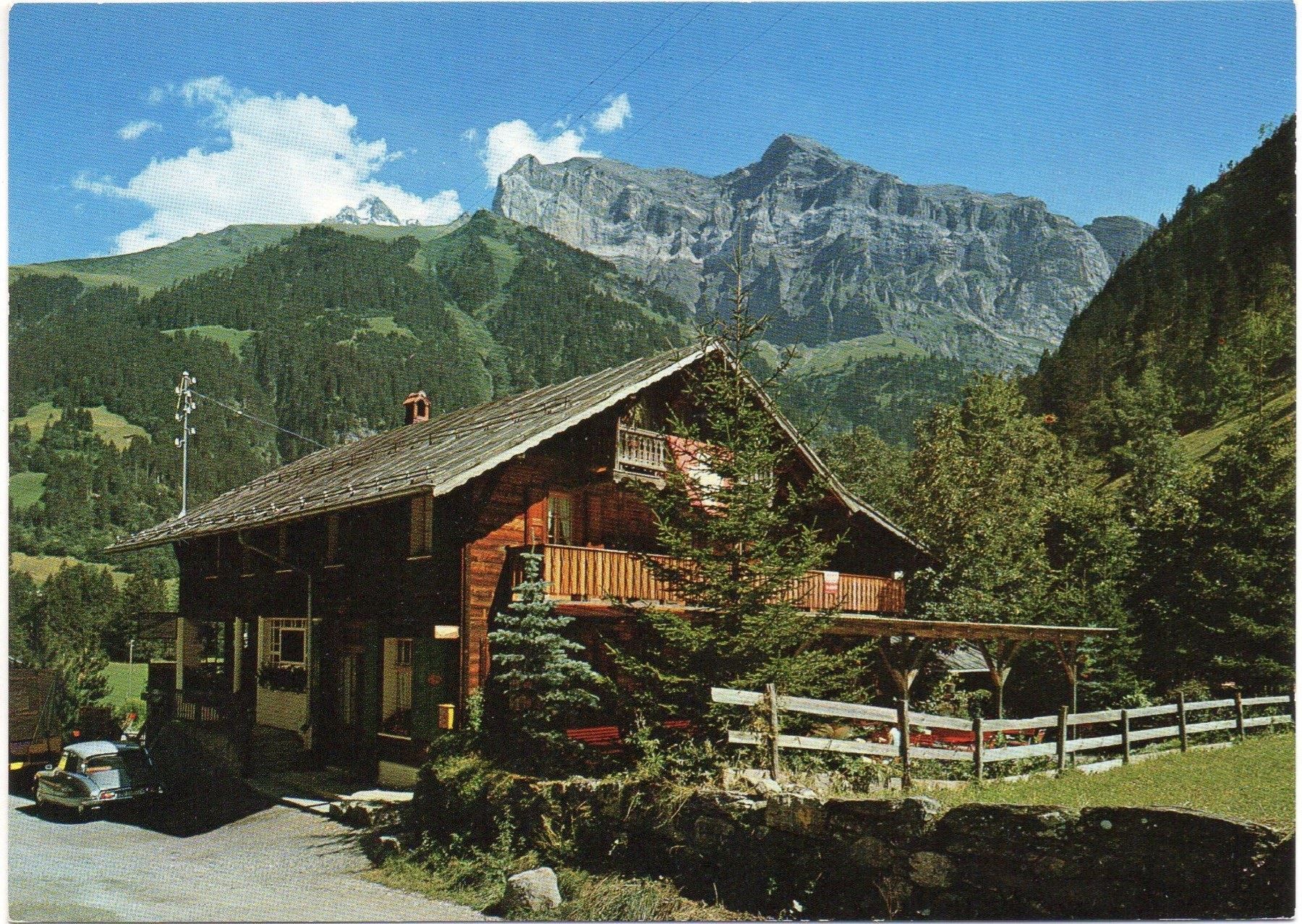 Cartoline postali: CHAMPÉRY Restaurant Grand-Paradis, Auto – Nuovo (secondo la descrizione) da Jona venduto da philajona