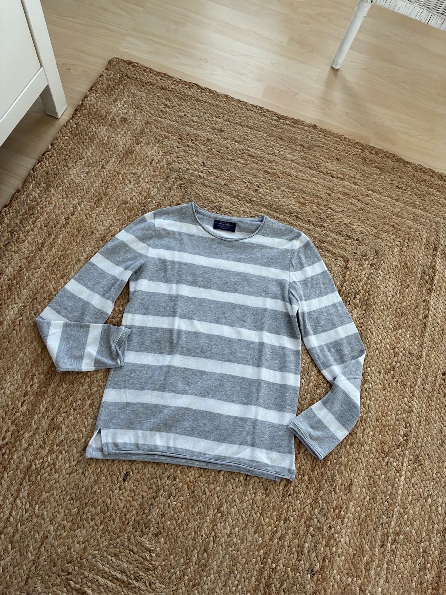 Pull&Bear Maglioni & Felpe: Pullover Pull&Bear gestreift grau weiss.S. Top Zustand  – Usato da Dübendorf venduto da mar_s66c
