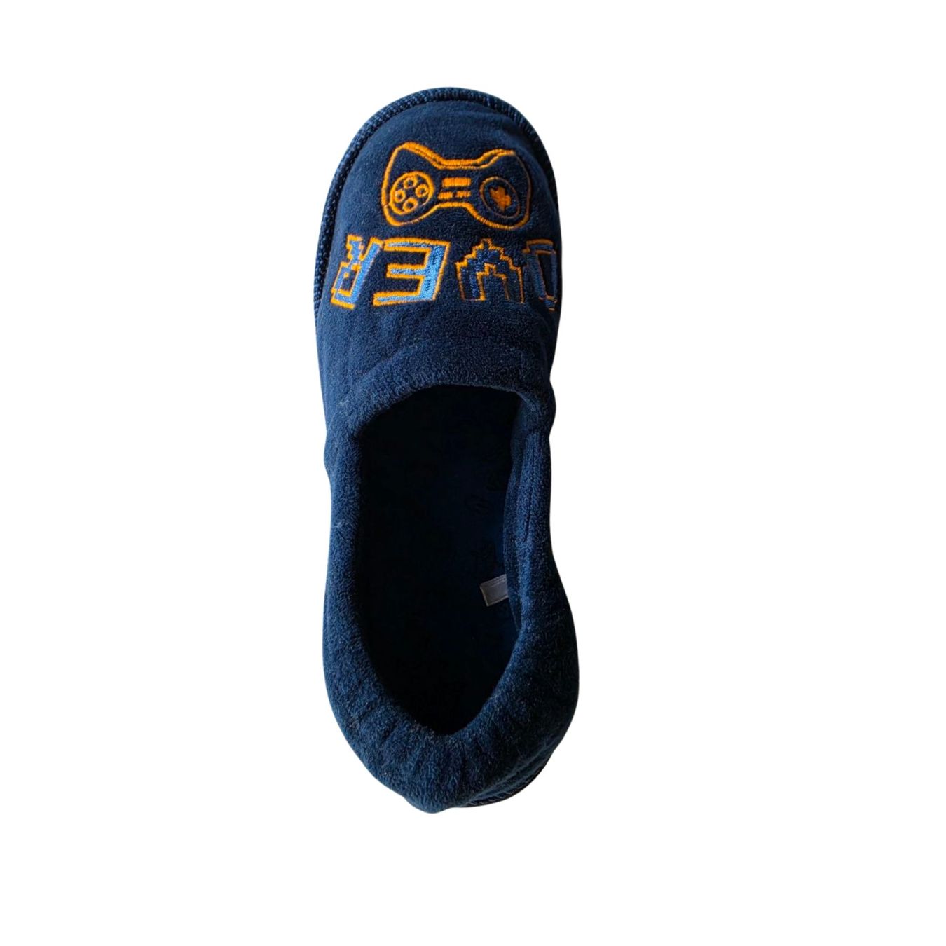 Scarpe per ragazzi: Kinder Pantoffeln Dunkelblau Grösse 38 "Game Over" – Usato da Meiringen venduto da Sell-My-Things 4