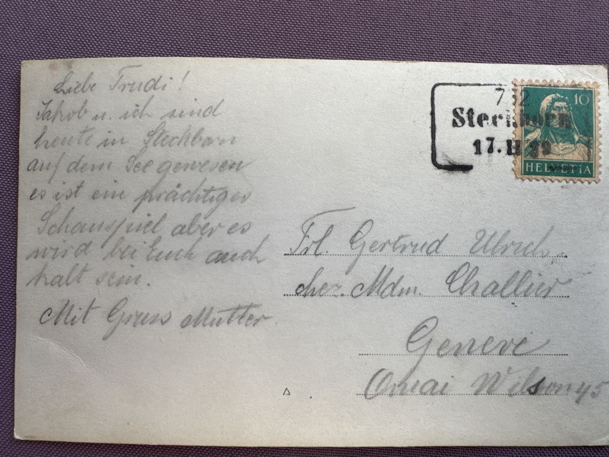 Cartoline postali: Ansichtskarte Steckborn Eisfeld 1929  – Usato da Stadel venduto da akira013 1