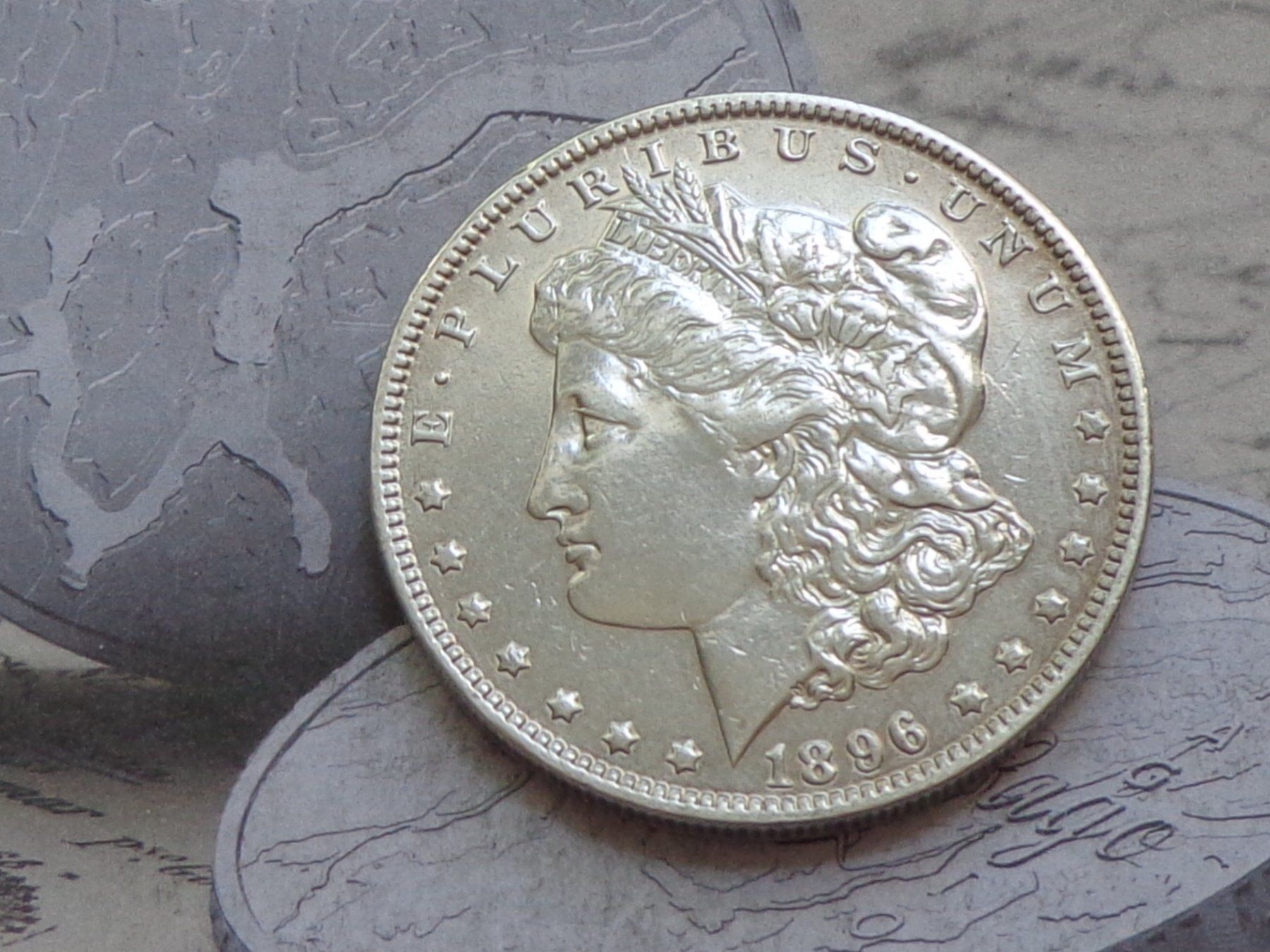 Tutti le monete: 1 dollar USA 1896 "Morgan dollar" – Usato da Pully venduto da UCA01 1